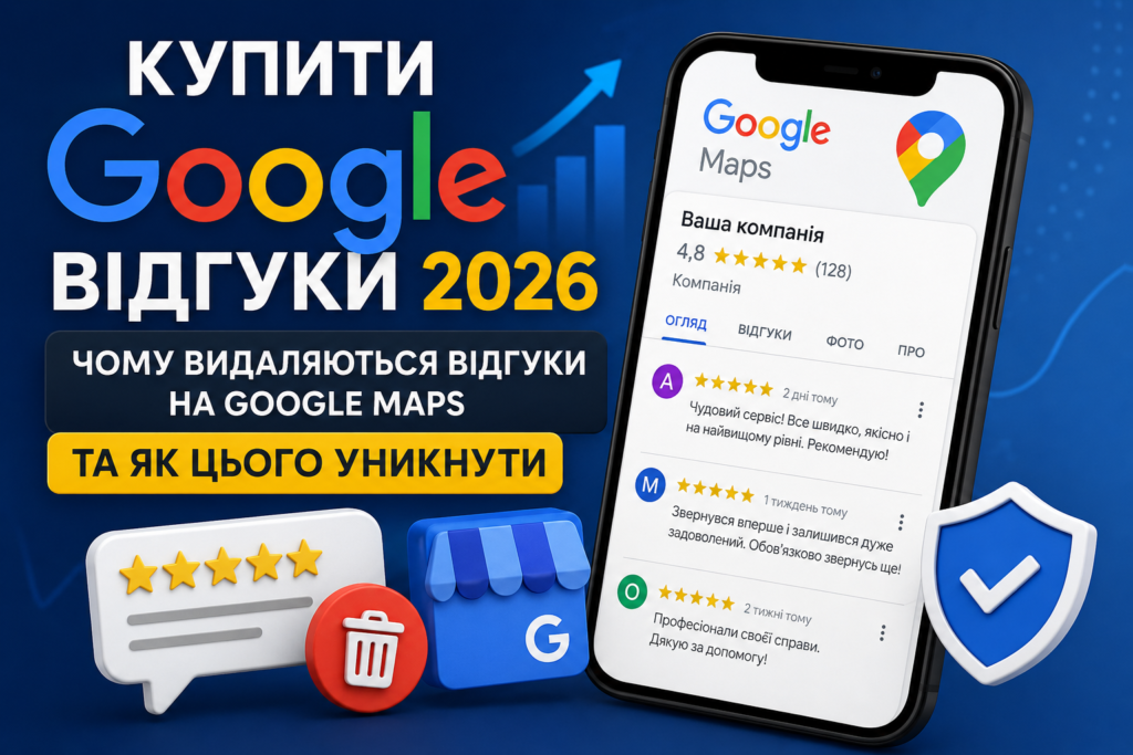 Купити Google відгуки 2026